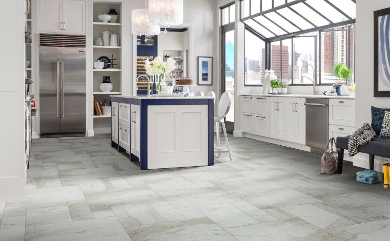 Living space with Waterproof Tile
