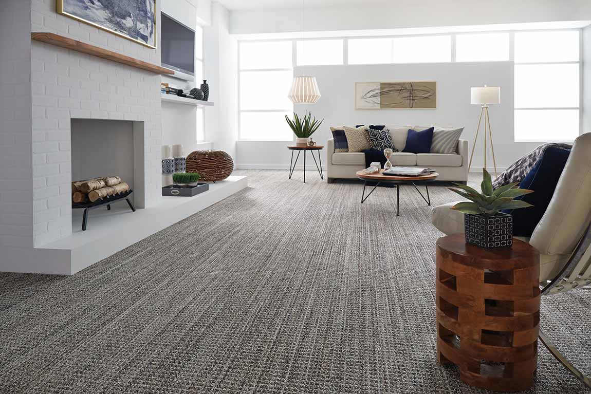 Living Room designed with balanced textures