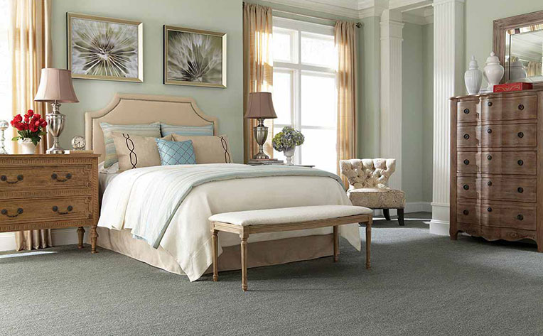 Bedroom with coordinated furniture